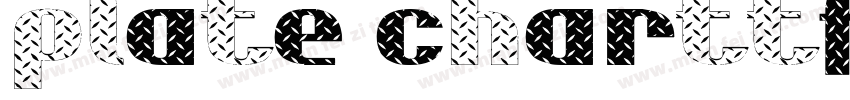 plate charttf字体转换